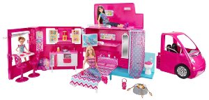 camping car barbie transformable